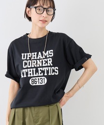 【Champion/チャンピオン別注】アソートロゴプリントオーバーサイズTシャツ/リンクコーデ