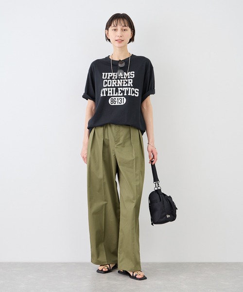 Champion（チャンピオン）の「【Champion/チャンピオン別注】アソートロゴプリントオーバーサイズTシャツ/リンクコーデ（Tシャツ/カットソー・レディース・ブラック系その他/ブラック/ホワイト系その他/ホワイト系その他2・FREE）」の13枚目の写真