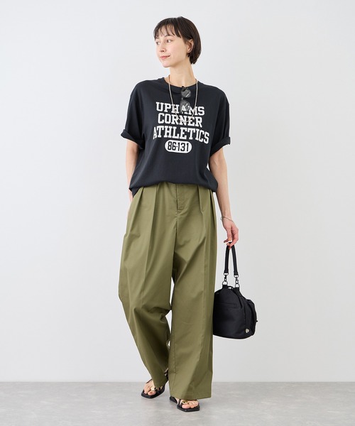 Champion（チャンピオン）の「【Champion/チャンピオン別注】アソートロゴプリントオーバーサイズTシャツ/リンクコーデ（Tシャツ/カットソー・レディース・ブラック系その他/ブラック/ホワイト系その他/ホワイト系その他2・FREE）」の14枚目の写真