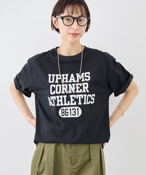 Champion（チャンピオン）の「【Champion/チャンピオン別注】アソートロゴプリントオーバーサイズTシャツ/リンクコーデ（Tシャツ/カットソー・レディース・ブラック系その他/ブラック/ホワイト系その他/ホワイト系その他2・FREE）」の15枚目の写真