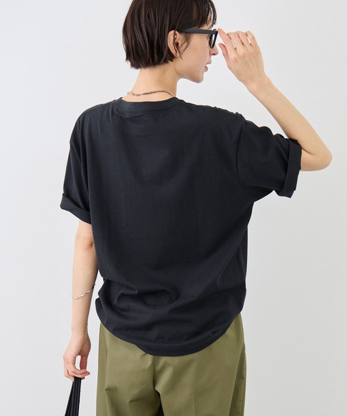 Champion（チャンピオン）の「【Champion/チャンピオン別注】アソートロゴプリントオーバーサイズTシャツ/リンクコーデ（Tシャツ/カットソー・レディース・ブラック系その他/ブラック/ホワイト系その他/ホワイト系その他2・FREE）」の16枚目の写真
