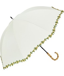 because（ビコーズ）の「because（ビコーズ） PUフラワーレース 完全遮光 晴雨兼用傘（UVカット・遮熱）（長傘）」