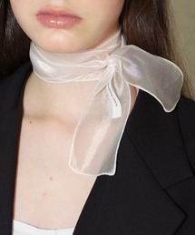 CELENA BEATS（セレナビーツ）の「シアー オーガンジー リボンスカーフ（バンダナ/スカーフ）」