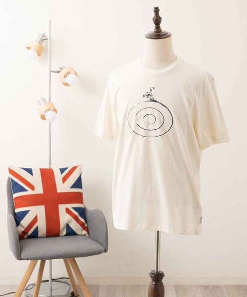 Ben Sherman(ベンシャーマン)の「ラスカルライダーターゲットTシャツ(Tシャツ/カットソー・メンズ・ホワイト・LARGE)」の2枚目の写真