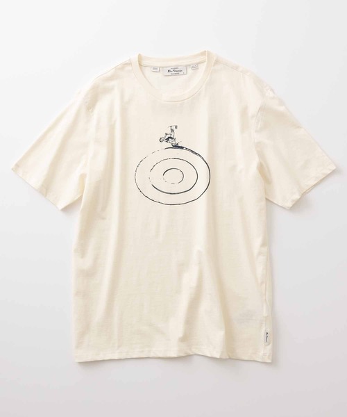 Ben Sherman(ベンシャーマン)の「ラスカルライダーターゲットTシャツ(Tシャツ/カットソー・メンズ・ホワイト・LARGE)」の5枚目の写真