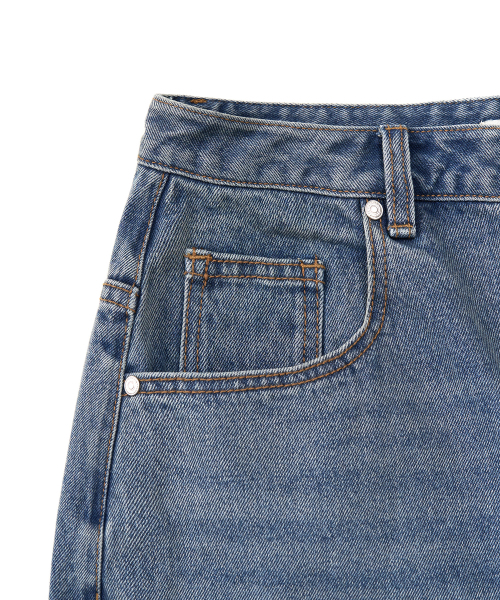 EXCONTAINER（エックスコンテナ）の「インシジョン バミューダデニムパンツ (ブルー)（その他パンツ・メンズ・その他・MEDIUM/LARGE/X-LARGE/SMALL）」の5枚目の写真