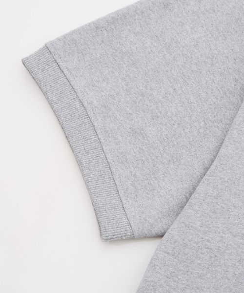 SIDEWAY STANCE(サイドウェイスタンス)の「【SIDEWAY STANCE】Vガゼット クルーネック ライトスウェット 半袖トレーナーTシャツ(スウェット・メンズ・ネイビー/杢グレー/ブラック・MEDIUM/SMALL/X-LARGE/LARGE)」の5枚目の写真