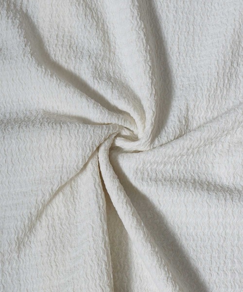 ANPAS(アンパス)の「Short-Sleeve Crepe-Texture Shirt / 楊柳半袖シャツ メンズ トップス クレープシャツ(シャツ/ブラウス・メンズ・ブラック/チャコールグレー/ホワイト・L/M)」の6枚目の写真