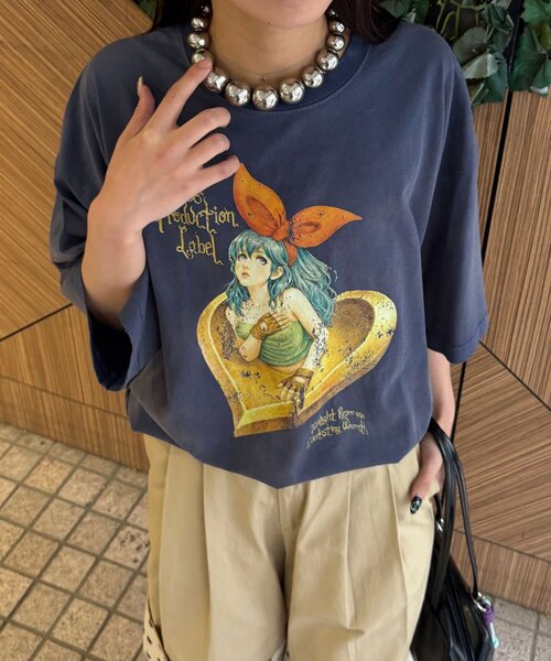 RePRODUCTION LABEL(リプロダクションレーベル)の「【RePRODUCTION LABEL / リプロダクションレーベル】アソートヴィンテージフェードTEE(Tシャツ/カットソー・レディース・カーキ/ブラック系その他2/ローズ/ブラック系その他3/シルバー/オフホワイト/グレー/チャコールグレー/ブルー/レモンイエロー/イエロー/ダークブルー/レッド/ピンク/ブラック/ネイビー/ブルー系その他/ブラック系その他・FREE/X-SMALL)」の11枚目の写真