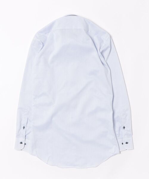 TOKYO SHIRTS(トウキョウシャツ)の「【超形態安定】【吸水速乾】 形態安定ノンアイロン ボタンダウン 長袖ビジネスワイシャツ(大きいサイズ・長いサイズ)(ビジネスシャツ・メンズ・ブルー・首回り39cm-裄丈88cm/首回り41cm-裄丈90cm/首回り42cm-裄丈90cm/首回り43cm-裄丈90cm/首回り45cm-裄丈82cm/首回り45cm-裄丈86cm/首回り45cm-裄丈90cm/首回り47cm-裄丈86cm/首回り47cm-裄丈90cm)」の7枚目の写真