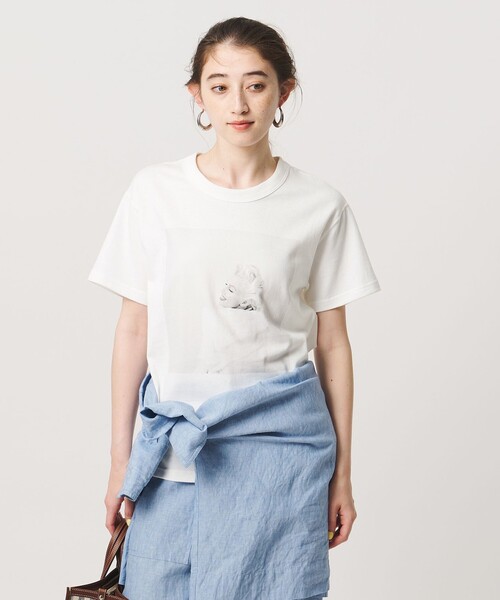 St.Johns 3rd club（セントジョンズサードクラブ）の「＜St.Johns 3rd club＞MARILYN Tシャツ①（Tシャツ/カットソー・レディース・ホワイト・FREE）」の2枚目の写真