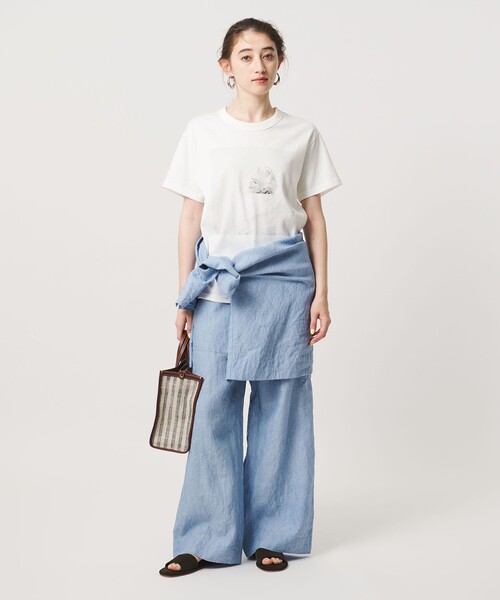St.Johns 3rd club（セントジョンズサードクラブ）の「＜St.Johns 3rd club＞MARILYN Tシャツ①（Tシャツ/カットソー・レディース・ホワイト・FREE）」の3枚目の写真