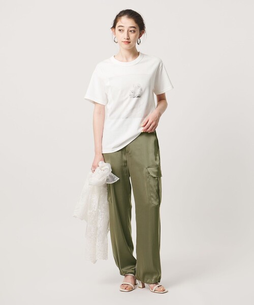 St.Johns 3rd club（セントジョンズサードクラブ）の「＜St.Johns 3rd club＞MARILYN Tシャツ①（Tシャツ/カットソー・レディース・ホワイト・FREE）」の5枚目の写真