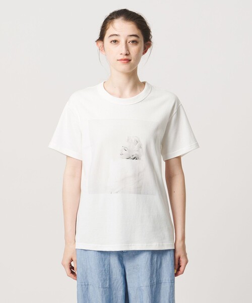 St.Johns 3rd club（セントジョンズサードクラブ）の「＜St.Johns 3rd club＞MARILYN Tシャツ①（Tシャツ/カットソー・レディース・ホワイト・FREE）」の6枚目の写真