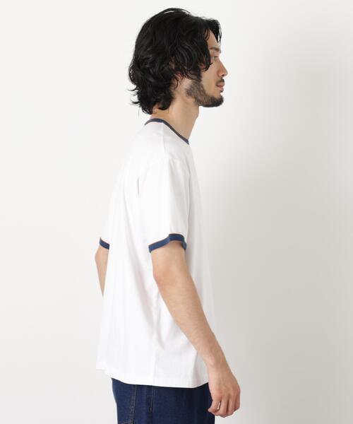 Russell Athletic(ラッセルアスレティック)の「RUSSELL ATHLETIC/別注 RUSSELL ATHLETIC 製品染め TEE(Tシャツ/カットソー・メンズ・クリーム/オフホワイト/ブルー・S/L/M)」の16枚目の写真