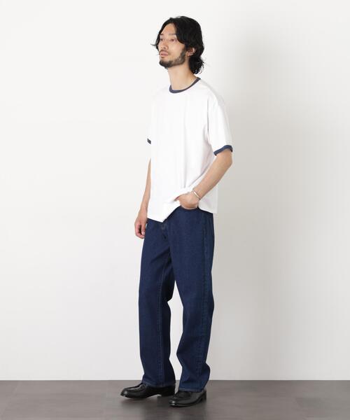 Russell Athletic(ラッセルアスレティック)の「RUSSELL ATHLETIC/別注 RUSSELL ATHLETIC 製品染め TEE(Tシャツ/カットソー・メンズ・クリーム/オフホワイト/ブルー・S/L/M)」の13枚目の写真