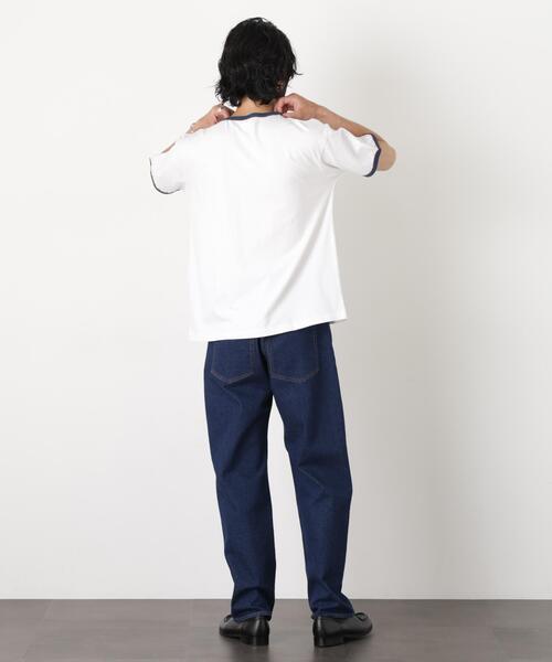 Russell Athletic(ラッセルアスレティック)の「RUSSELL ATHLETIC/別注 RUSSELL ATHLETIC 製品染め TEE(Tシャツ/カットソー・メンズ・クリーム/オフホワイト/ブルー・S/L/M)」の12枚目の写真