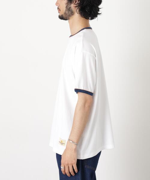 Russell Athletic(ラッセルアスレティック)の「RUSSELL ATHLETIC/別注 RUSSELL ATHLETIC 製品染め TEE(Tシャツ/カットソー・メンズ・クリーム/オフホワイト/ブルー・S/L/M)」の11枚目の写真
