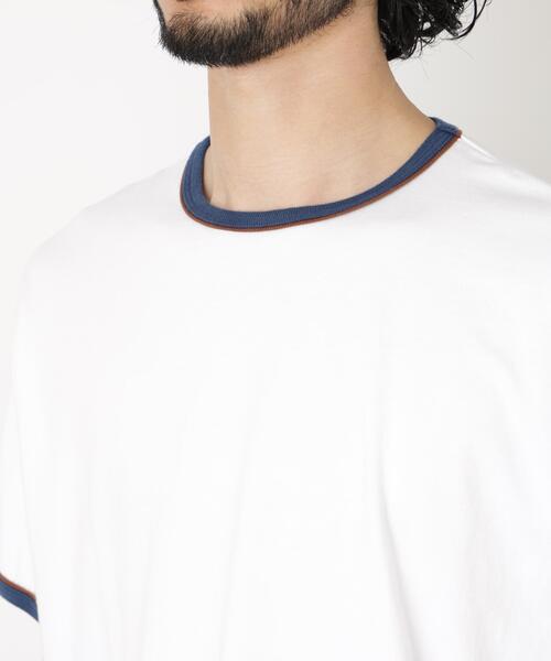 Russell Athletic(ラッセルアスレティック)の「RUSSELL ATHLETIC/別注 RUSSELL ATHLETIC 製品染め TEE(Tシャツ/カットソー・メンズ・クリーム/オフホワイト/ブルー・S/L/M)」の9枚目の写真