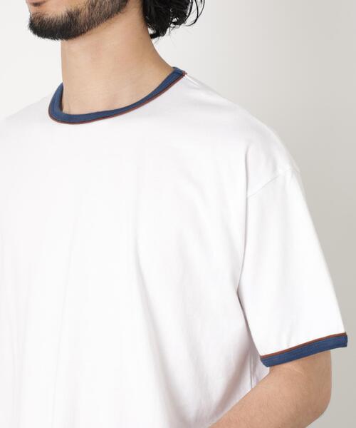 Russell Athletic(ラッセルアスレティック)の「RUSSELL ATHLETIC/別注 RUSSELL ATHLETIC 製品染め TEE(Tシャツ/カットソー・メンズ・クリーム/オフホワイト/ブルー・S/L/M)」の8枚目の写真