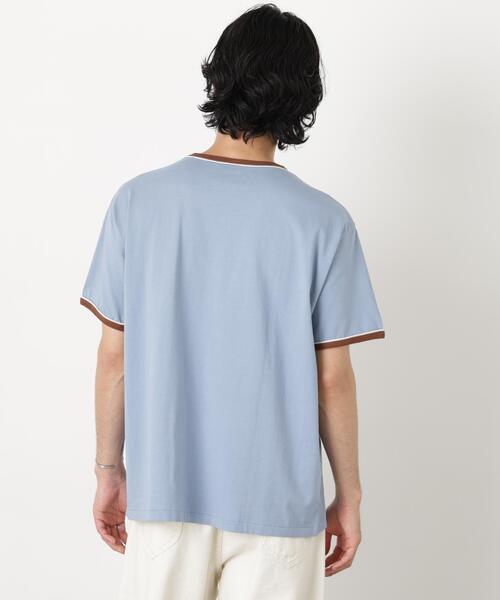 Russell Athletic(ラッセルアスレティック)の「RUSSELL ATHLETIC/別注 RUSSELL ATHLETIC 製品染め TEE(Tシャツ/カットソー・メンズ・クリーム/オフホワイト/ブルー・S/L/M)」の22枚目の写真