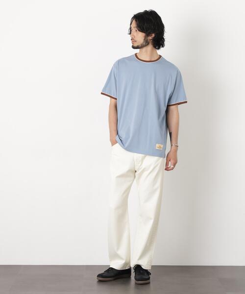 Russell Athletic(ラッセルアスレティック)の「RUSSELL ATHLETIC/別注 RUSSELL ATHLETIC 製品染め TEE(Tシャツ/カットソー・メンズ・クリーム/オフホワイト/ブルー・S/L/M)」の19枚目の写真