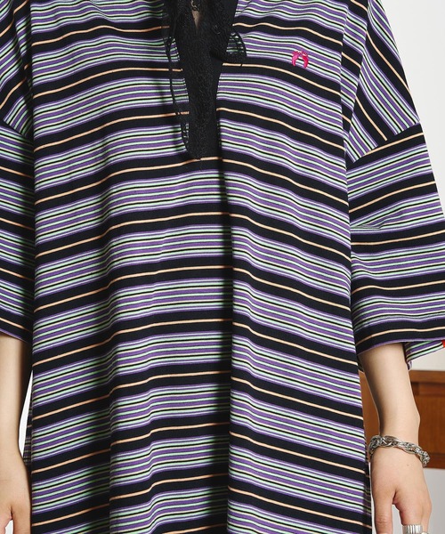 HANGTEN(ハンテン)の「(HANG TEN x TONY x GENE HEAVENS)POLO MINI DRESS(ワンピース・レディース・ブラック/ブルー/ホワイト・ONE SIZE)」の19枚目の写真