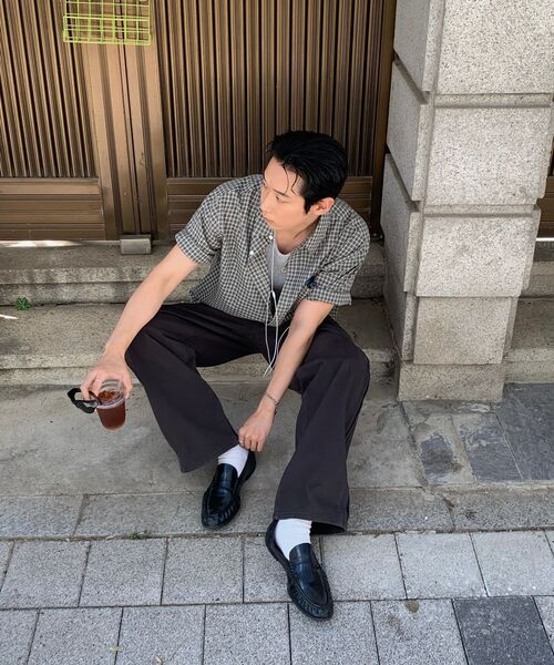 FABREGAT(ファブレガ)の「サイドラインチノパンツ(チャコール)(その他パンツ・レディース・その他・1/2/3/4)」の3枚目の写真