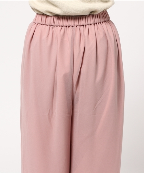 mystic（ミスティック）の「【mystic】タックシフォンパンツ（その他パンツ・レディース・オフホワイト/ピンク/グレー・ﾌﾘ-）」の8枚目の写真