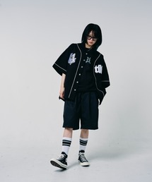 EFFECTEN（エフェクテン）の「【EFFECTEN】Patchwork baseball shirts（シャツ/ブラウス）」