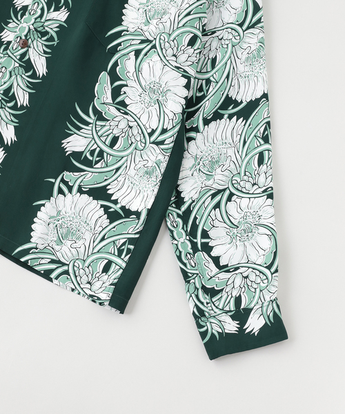 SUN SURF（サンサーフ）の「SUN SURF / サンサーフ "NIGHT BLOOMING CEREUS BORDER"L（シャツ/ブラウス・メンズ・グリーン・MEDIUM/LARGE/X-LARGE）」の5枚目の写真