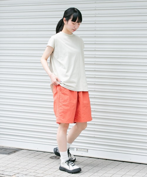 EKAL(エカル)の「『UR TECH』ナイロンタッサーフェスショーツ(その他パンツ・レディース・ブラック/チャコールグレー/グリーン系その他/パープル系その他/ピンク・ONE)」の10枚目の写真