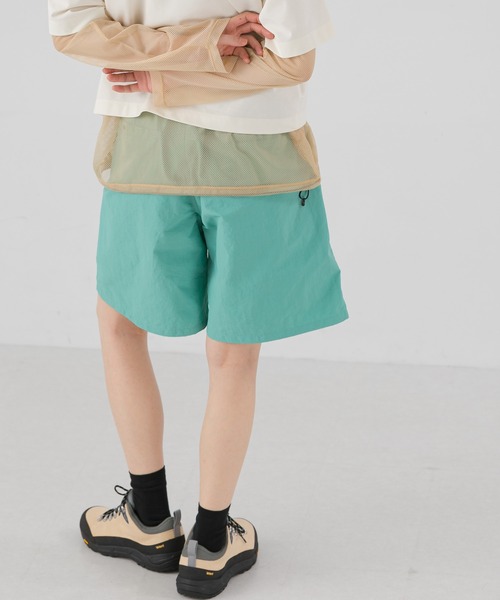 EKAL(エカル)の「『UR TECH』ナイロンタッサーフェスショーツ(その他パンツ・レディース・ブラック/チャコールグレー/グリーン系その他/パープル系その他/ピンク・ONE)」の21枚目の写真