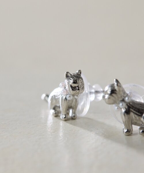 ear PAPILLONNER(イアパピヨネ)の「《WEB限定》おしゃまなミネットピアス(ピアス(両耳用)・レディース・ゴールド系その他2/シルバー系その他/ゴールド系その他/シルバー系その他2・FREE)」の9枚目の写真