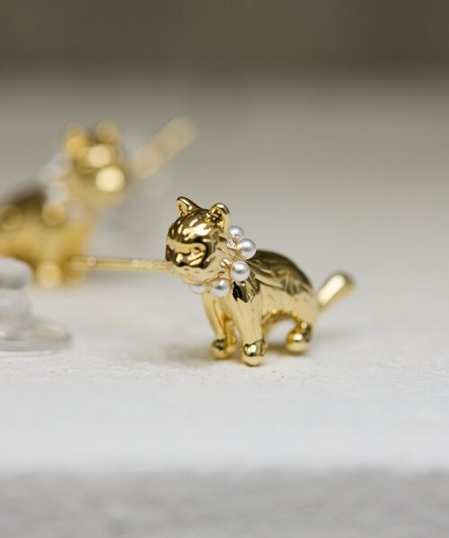 ear PAPILLONNER(イアパピヨネ)の「《WEB限定》おしゃまなミネットピアス(ピアス(両耳用)・レディース・ゴールド系その他2/シルバー系その他/ゴールド系その他/シルバー系その他2・FREE)」の17枚目の写真
