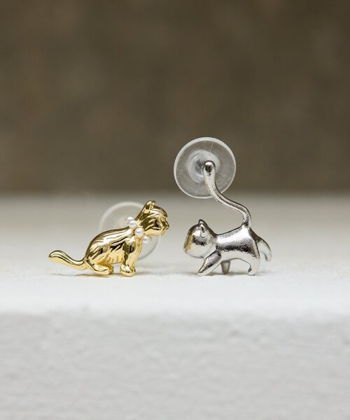 ear PAPILLONNER(イアパピヨネ)の「《WEB限定》おしゃまなミネットピアス(ピアス(両耳用)・レディース・ゴールド系その他2/シルバー系その他/ゴールド系その他/シルバー系その他2・FREE)」の22枚目の写真