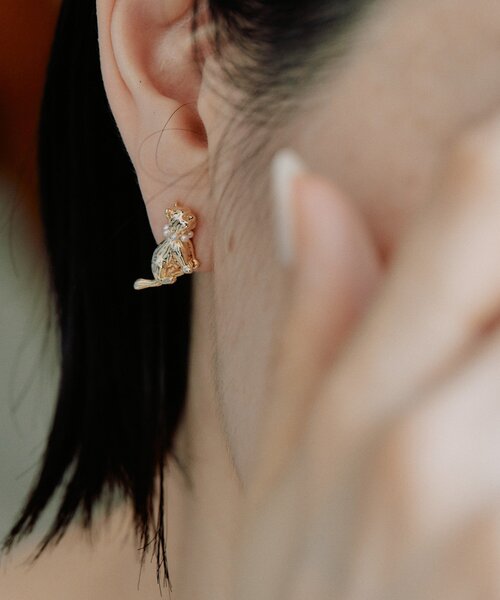 ear PAPILLONNER(イアパピヨネ)の「《WEB限定》おしゃまなミネットピアス(ピアス(両耳用)・レディース・ゴールド系その他2/シルバー系その他/ゴールド系その他/シルバー系その他2・FREE)」の16枚目の写真