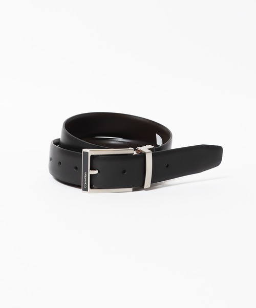 Calvin Klein(カルバン・クライン)の「Calvin Klein/カルバンクライン リバーシブル ベルト(ベルト・メンズ・ブラック系1/ブラック系4/ブラック系2/ブラック系3・FREE)」の2枚目の写真