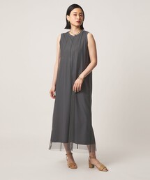 セール】カット コンビ ドッキング ワンピース（ワンピース）｜UNITED