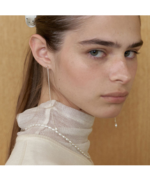 Pearl Drops Long Earrings (L253MER010)