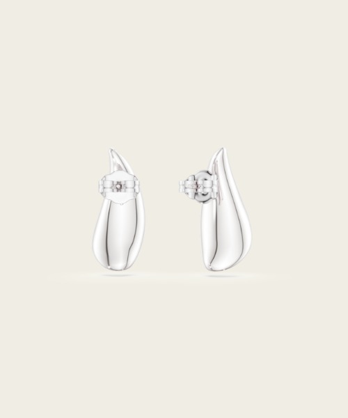 SWAROVSKI（スワロフスキー）の「【公式】【スワロフスキー】Classica ドロップピアス, ラウンドカット, ホワイト, スターリングシルバー（ピアス（両耳用）・レディース・シルバー・ONE SIZE）」の5枚目の写真