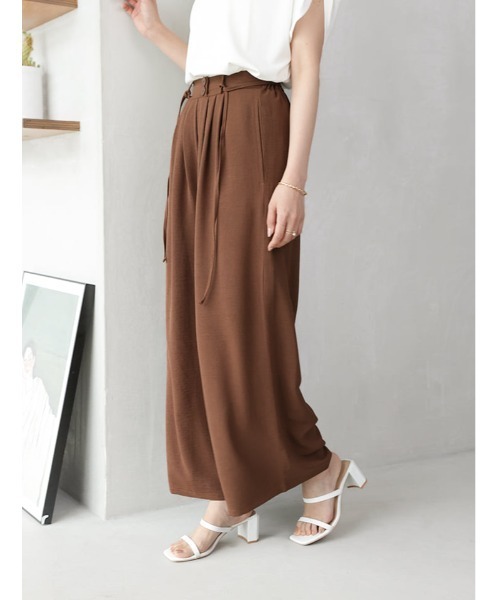 fifth(フィフス)の「【kokoセレクト】ドロスト付きフェイクボタンリラックスパンツ(その他パンツ・レディース・グレー/ブラック/ブラウン・M/XS)」の18枚目の写真