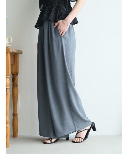 fifth(フィフス)の「【kokoセレクト】ドロスト付きフェイクボタンリラックスパンツ(その他パンツ・レディース・グレー/ブラック/ブラウン・M/XS)」の12枚目の写真