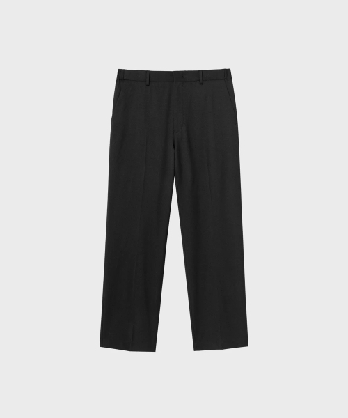 NONBLANK(ノンブランク)の「メリノウールセミワイドフィットスラックス_BLACK(スラックス・メンズ・ブラック・MEDIUM/LARGE/X-LARGE)」の1枚目の写真