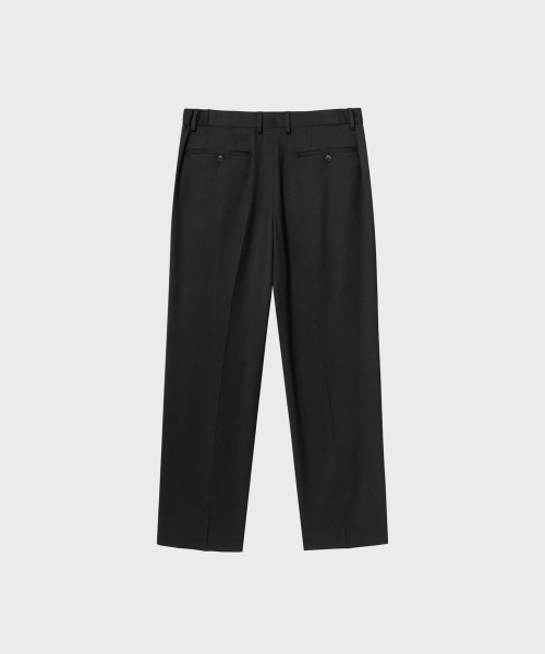 NONBLANK(ノンブランク)の「メリノウールセミワイドフィットスラックス_BLACK(スラックス・メンズ・ブラック・MEDIUM/LARGE/X-LARGE)」の2枚目の写真