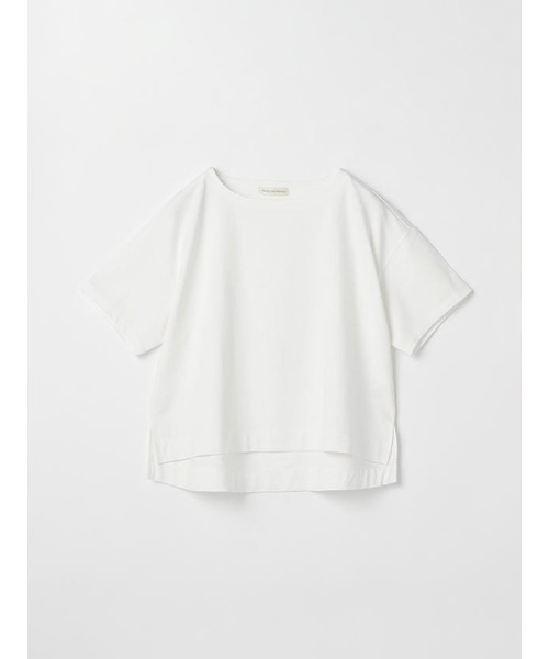Perfect Suit FActory(パーフェクトスーツファクトリー)の「ドルマンスムーストップス(Tシャツ/カットソー・レディース・オフホワイト/ベージュ/ネイビー・M)」の19枚目の写真