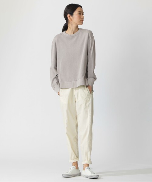 ECOALF(エコアルフ)の「BAHIA スウェット プルオーバー / BAHIA T-SHIRT WOMAN(Tシャツ/カットソー・レディース・ライトブルー/チャコールグレー・FREE)」の6枚目の写真