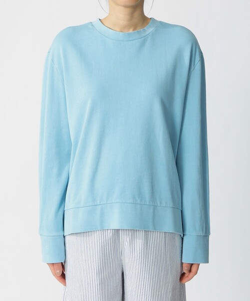 ECOALF(エコアルフ)の「BAHIA スウェット プルオーバー / BAHIA T-SHIRT WOMAN(Tシャツ/カットソー・レディース・ライトブルー/チャコールグレー・FREE)」の10枚目の写真