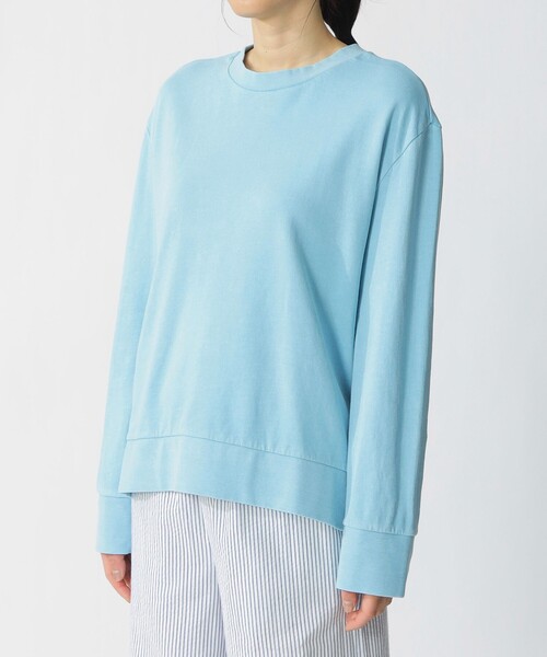 ECOALF(エコアルフ)の「BAHIA スウェット プルオーバー / BAHIA T-SHIRT WOMAN(Tシャツ/カットソー・レディース・ライトブルー/チャコールグレー・FREE)」の11枚目の写真