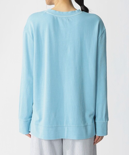 ECOALF(エコアルフ)の「BAHIA スウェット プルオーバー / BAHIA T-SHIRT WOMAN(Tシャツ/カットソー・レディース・ライトブルー/チャコールグレー・FREE)」の12枚目の写真